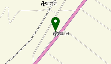 越河郵便局の地図画像