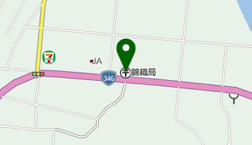 錦織郵便局の地図画像