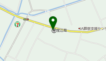 宝江郵便局の地図画像