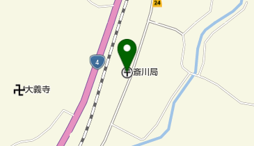 斎川郵便局の地図画像