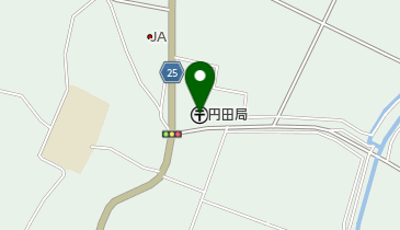 円田郵便局の地図画像