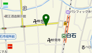 白石駅前郵便局の地図画像