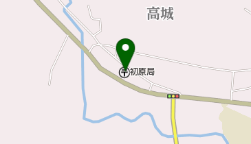 初原郵便局の地図画像