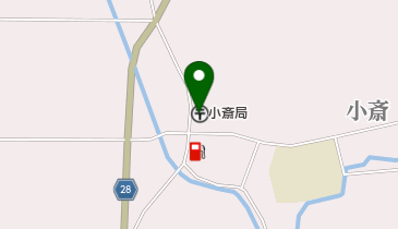 小斎郵便局の地図画像