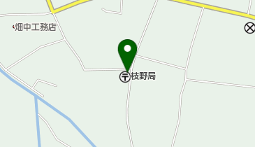 枝野郵便局の地図画像