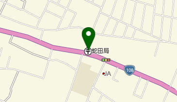 蛇田郵便局の地図画像