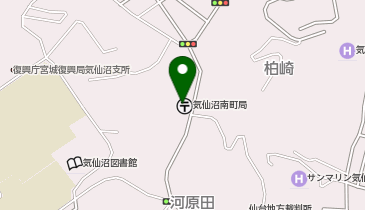 気仙沼南町郵便局の地図画像