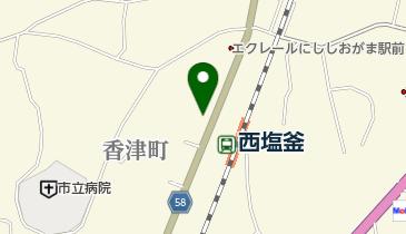 塩釜佐浦町郵便局の地図画像