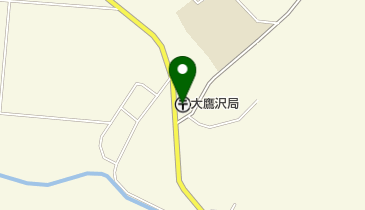 大鷹沢郵便局の地図画像