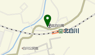 北白川郵便局の地図画像