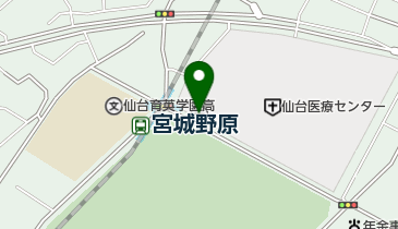 仙台国立病院前郵便局の地図画像