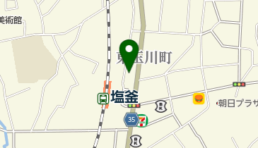 塩釜東玉川郵便局の地図画像