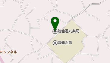 気仙沼九条郵便局の地図画像