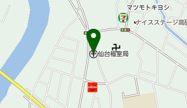 仙台福室郵便局の地図画像