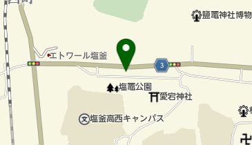 塩釜西町郵便局の地図画像