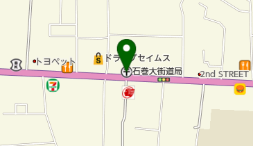 石巻大街道郵便局の地図画像