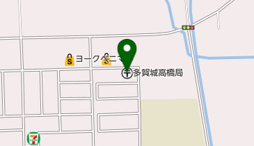 多賀城高橋郵便局の地図画像