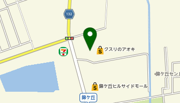 仙台錦ケ丘郵便局の地図画像