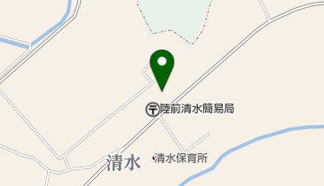 陸前清水簡易郵便局の地図画像