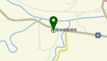 赤井畑簡易郵便局の地図画像