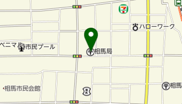 相馬郵便局の地図画像