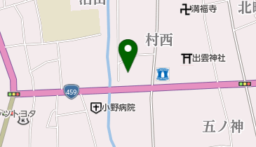 喜多方郵便局の地図画像