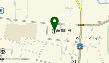 須賀川郵便局の地図画像