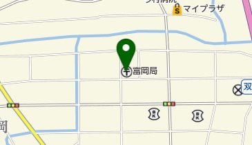 富岡郵便局の地図画像