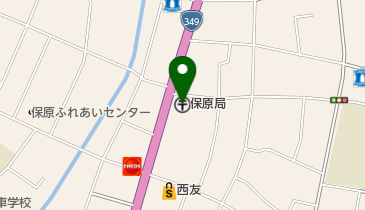 保原郵便局の地図画像