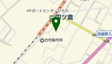四倉郵便局の地図画像