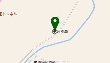 月舘郵便局の地図画像