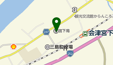 宮下郵便局の地図画像