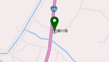 瀬川郵便局の地図画像