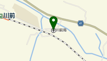 川前郵便局の地図画像