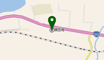 横田郵便局の地図画像