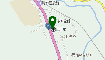 江川郵便局の地図画像