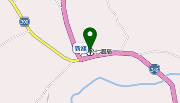 七郷郵便局の地図画像