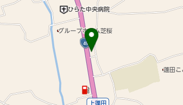 蓬田郵便局の地図画像