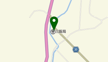 三阪郵便局の地図画像