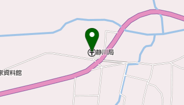 静川郵便局の地図画像