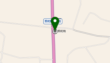 熊町郵便局の地図画像