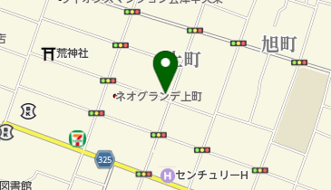 若松上町郵便局の地図画像