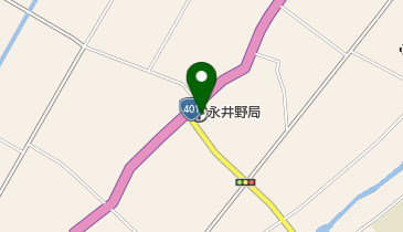 永井野郵便局の地図画像