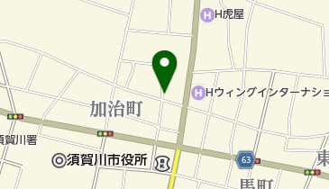 須賀川中町郵便局の地図画像