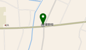 粟野郵便局の地図画像