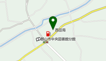 西田郵便局の地図画像