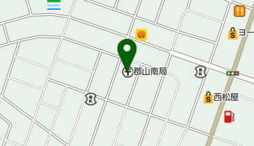 郡山南郵便局の地図画像