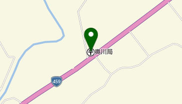 奥川郵便局の地図画像