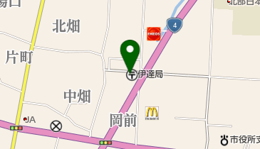 伊達郵便局の地図画像