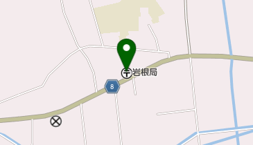 岩根郵便局の地図画像